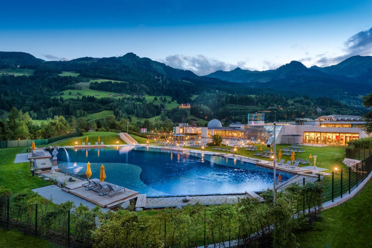 באד הופגסטין Hotel Das Gastein - Ganzjaehrig Inklusive Alpentherme Gastein & Sommersaison Inklusive Gasteiner Bergbahnen מראה חיצוני תמונה